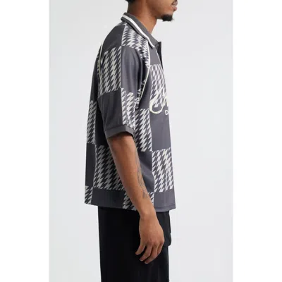 Criminal Damage Checkerboard Oversize Polo