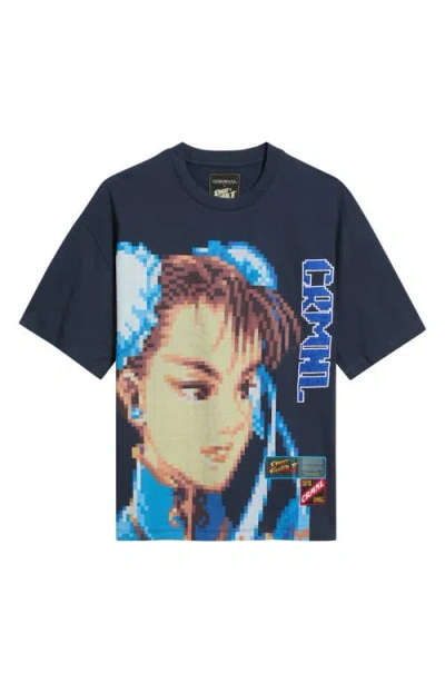 Criminal Damage Chun Li Graphic T-shirt In Black