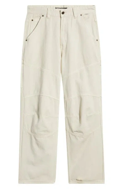 Criminal Damage Franklin Distressed Carpenter Jeans In Neutral
