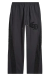 Criminal Damage Logo Appliqué Track Pants In Black