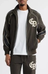 Criminal Damage Panelled Embroidered Graphic Training Jacket