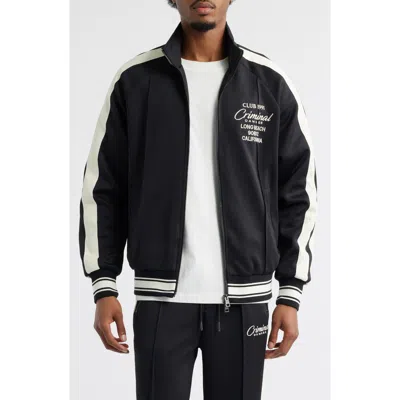 Criminal Damage Pintuck Track Jacket
