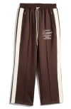 Criminal Damage Pintuck Track Pants In Brown