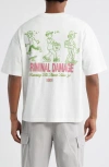 Criminal Damage Running Streets Graphic T-shirt