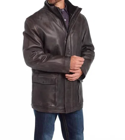 Cripple Creek Black Leather Mens Concea In Multi