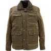 Cripple Creek Men's Concealed Coat In Antique Chocolate In Green