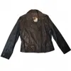 Cripple Creek Women's Leather Jacket In Brown In Brown