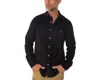 Criquet Ls Corduroy Pearl Snap In Midnight Oil In Multi