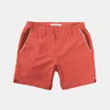 Criquet Men's Court Shorts In Brick In Red