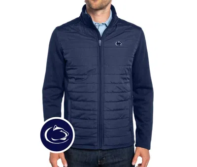 Criquet Penn State Hybrid Puffer Jacket In Navy In Blue