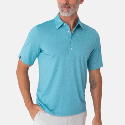 Criquet Performance Range Polo In Peacock In Blue