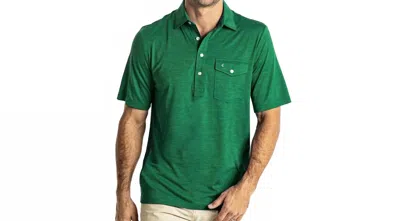 Criquet Performance Sport Players Shirt In Home Turf In Green