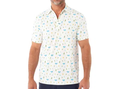 Criquet Performance Sport Range Polo Shirt In Pickleballer White