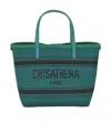 Crisathena Small Handle Shoulder Bag In Blue