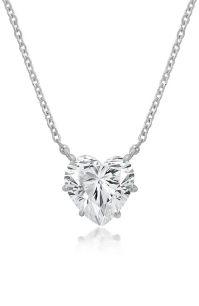 Crislu Adore Cubic Zirconia Heart Pendant Necklace In Gold