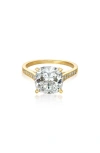 Crislu Bliss Cubic Zirconia Ring In Gold