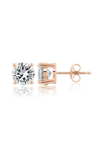 CRISLU CRISLU BRILLIANT CUBIC ZIRCONIA STUD EARRINGS
