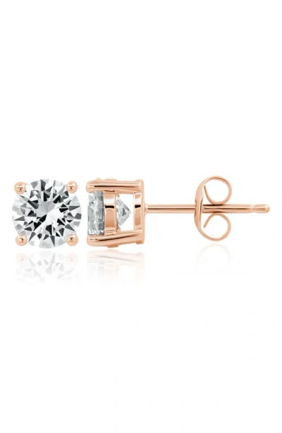 CRISLU CRISLU BRILLIANT CUBIC ZIRCONIA STUD EARRINGS