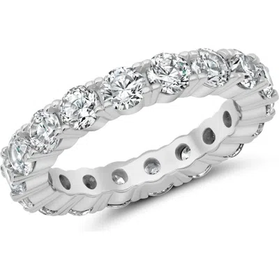 Crislu Brilliant-cut Cubic Zirconia Eternity Ring In Metallic