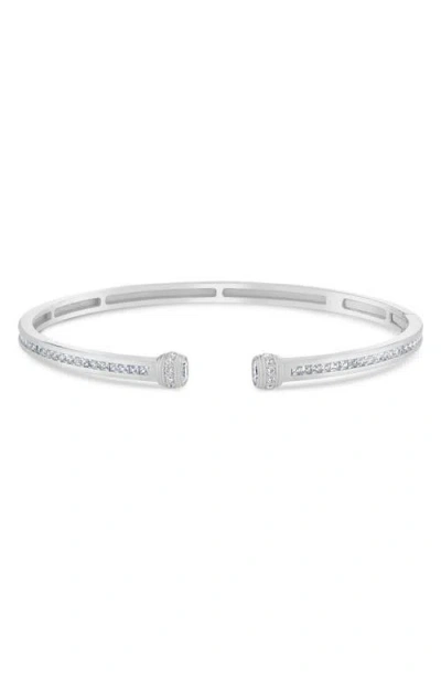 Crislu Brilliant Twisted Rope Bangle In Yellow