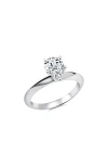 Crislu Cubic Zirconia Ring In Silver