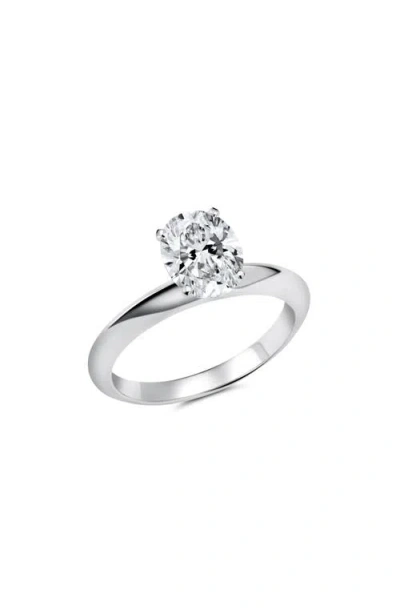 Crislu Cubic Zirconia Ring In Silver