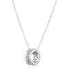 Crislu Grace Rolling Cubic Zirconia Pendant Necklace In Metallic