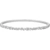 Crislu Luminous Cubic Zirconia Cluster Bangle In Metallic