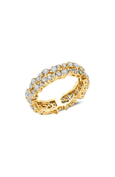 Crislu Multicluster Cubic Zirconia Ring In Gold