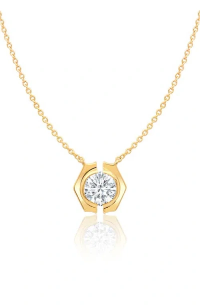 Crislu Solara Cubic Zirconia Necklace In Gold