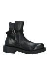 Crispiniano Woman Ankle Boots Black Size 8 Leather In Black