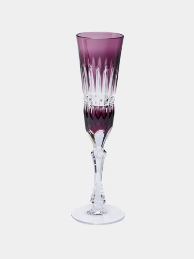 Cristallerie De Montbronn Mélodie Hand-blown Crystal Champagne Flute  Abask Luxury Gift