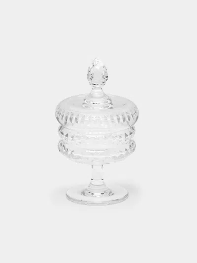 Cristallerie De Montbronn Prélude Cut Crystal Candy Jar  Abask Luxury Gift
