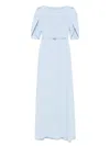 Cristallini Blanca Dress In Blue