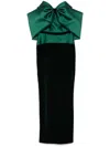 Cristallini Celeste Maxi Dress In Green