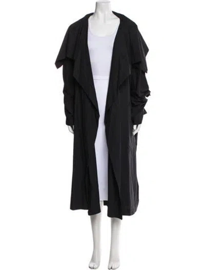 Pre-owned Cristaseya Coat In Black