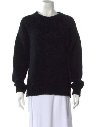 Pre-owned Cristaseya Crew Neck Sweater In Black