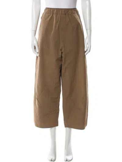 Pre-owned Cristaseya Wide Leg Pants In Neutrals