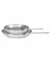 Cristel 2 Pc Stainless Steel Frypan Set In No Color