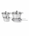 Cristel 1826 8-piece Stainless Steel Cookware Set In No Color