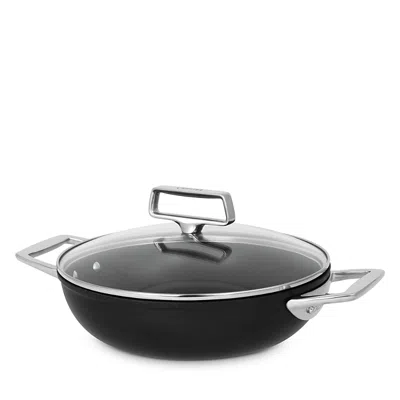 CRISTEL CASTEL PRO ULTRALU 3.5 QT. NON STICK SIDE HANDLE SAUTEPAN & LID