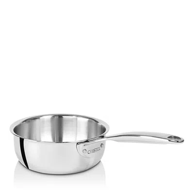 Cristel Castel Pro Ultraply 1 Qt. Saucepan In Silver