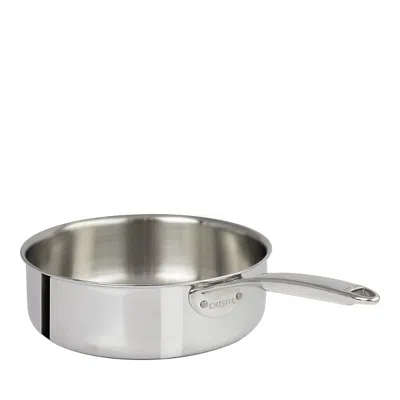 Cristel Castel Pro Ultraply 3.5 Qt. Stainless Steel Saute Pan In Silver