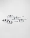 Cristel Castel Pro Ultraply 8-piece Stainless Steel Cookware Set In Silver