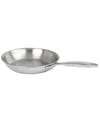 Cristel Castel Pro Ultraply Stainless Steel 12" Frying Pan In Metallic