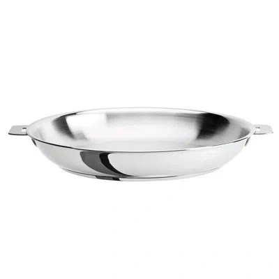 Cristel Casteline Frying Pan In Shiny Silver