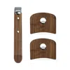 Cristel Casteline Wood Handle Set In Walnut
