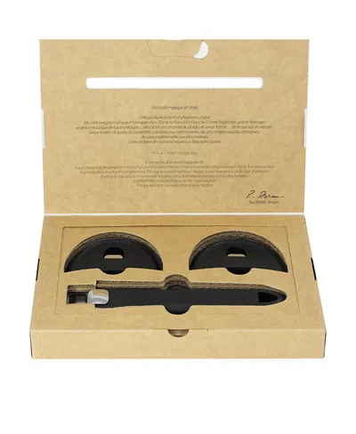 Cristel Removable Color Handle, Set 3 Piece In Black