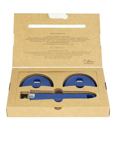 Cristel Removable Color Handle, Set 3 Piece In Blue