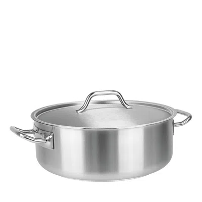 Cristel Stainless Steel 19 Qt. Stew Pan In Silver